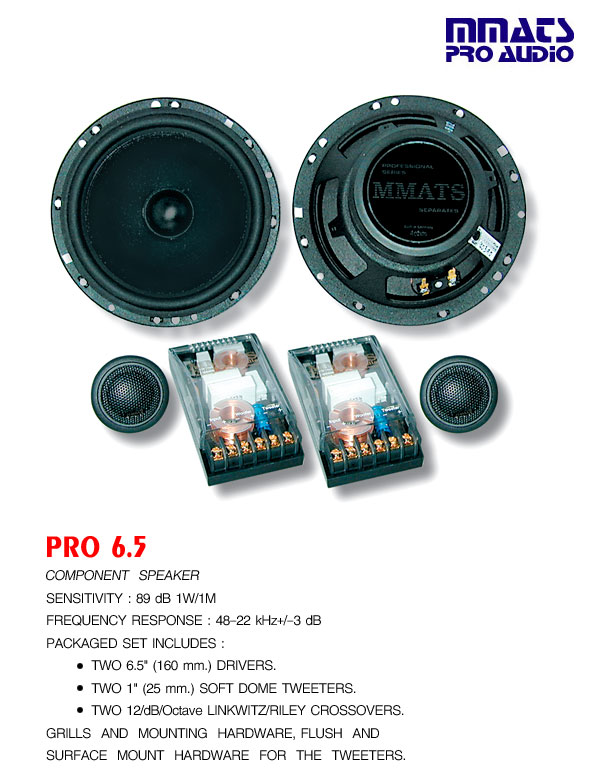 MMATS Mmats Pro 6.5 Rocket Sound
